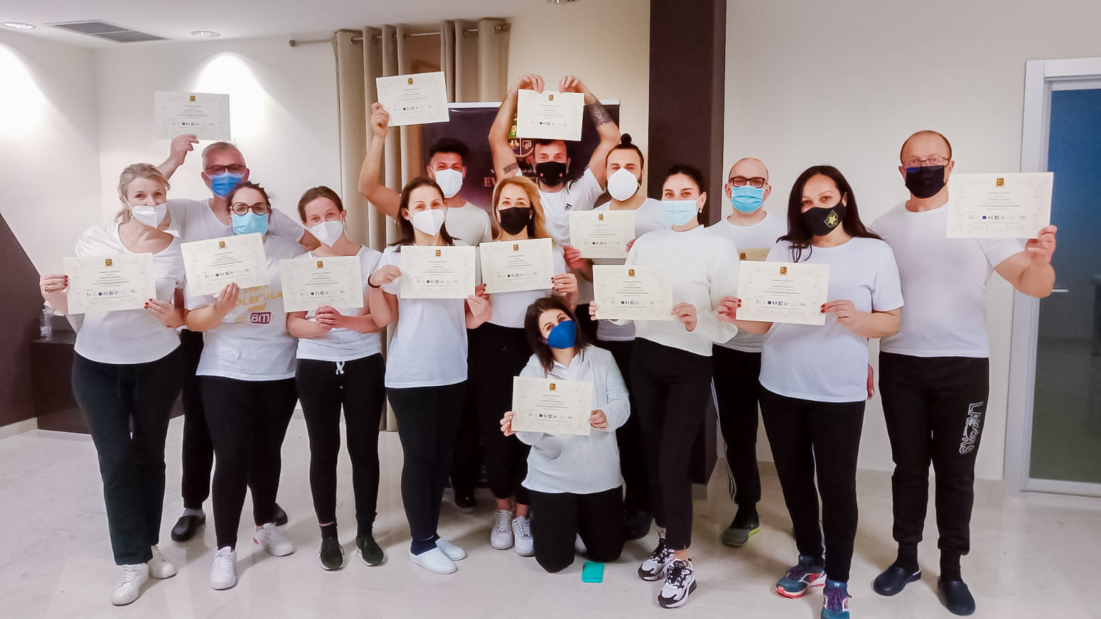 Allievi con le certificazioni a fine corso