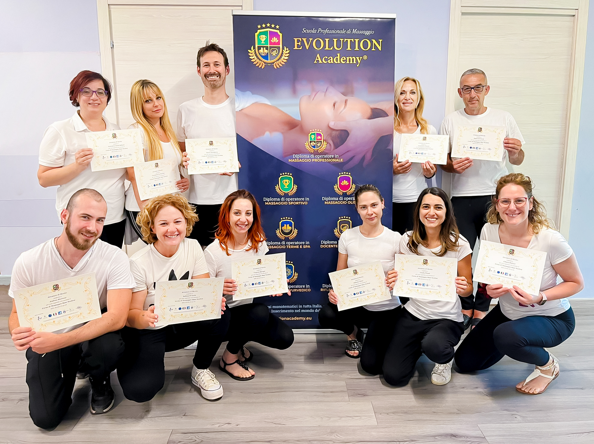 Gli allievi a fine corso