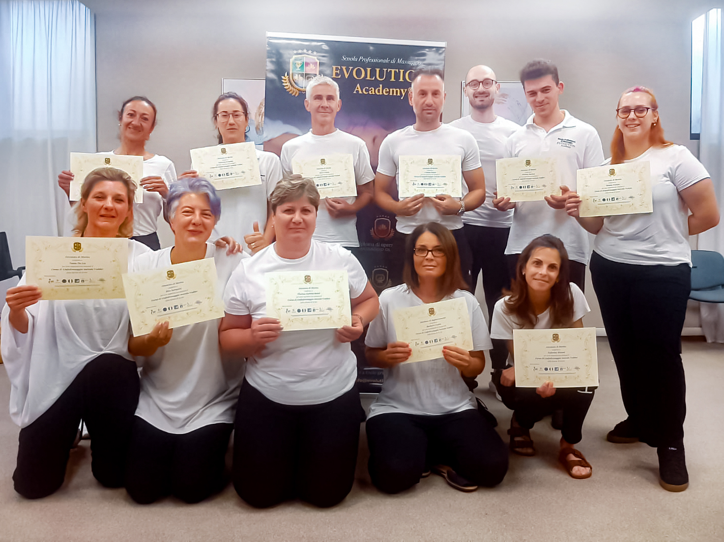 Allievi con le certificazioni a fine corso